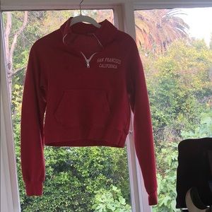 San And Sisco California red zip